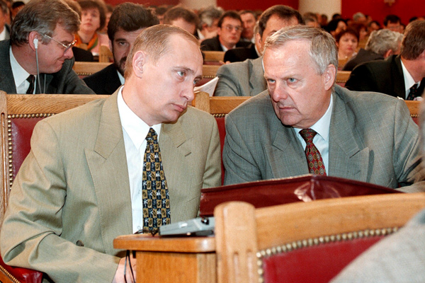 Анатолий Собчак и Путин