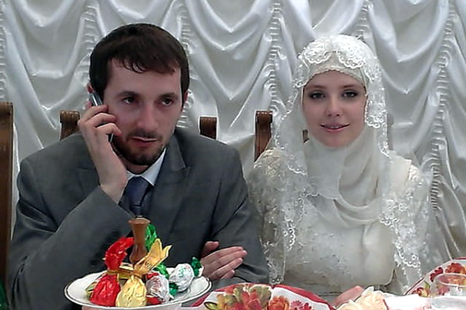 Мария Алалыкина на свадьбе