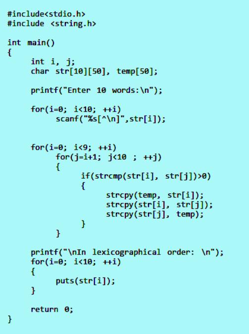 Примеры программ на языке C