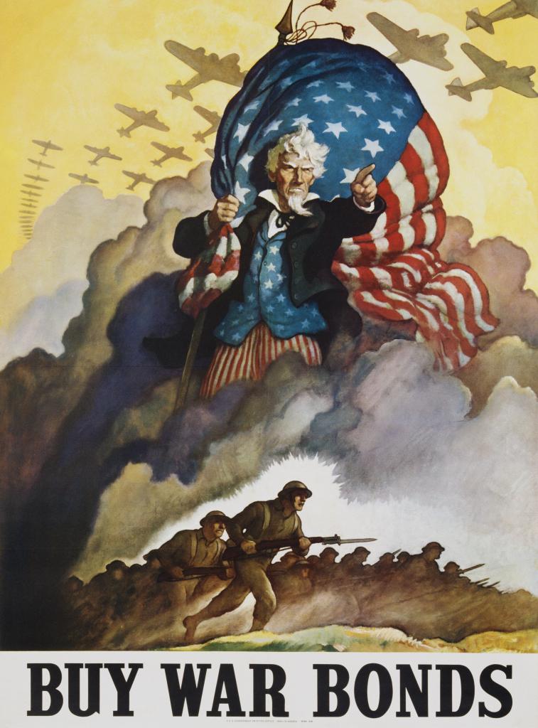 Американский агитационный плакат