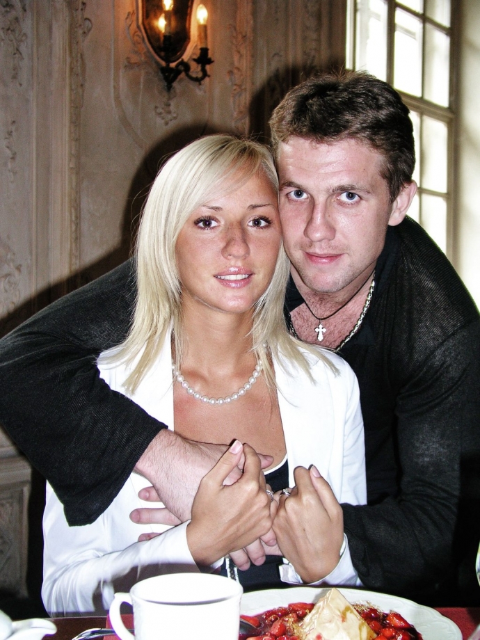 Анна Миронова с мужем