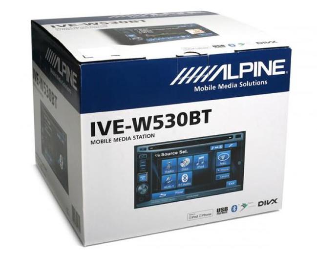 упаковка alpine ive w530bt