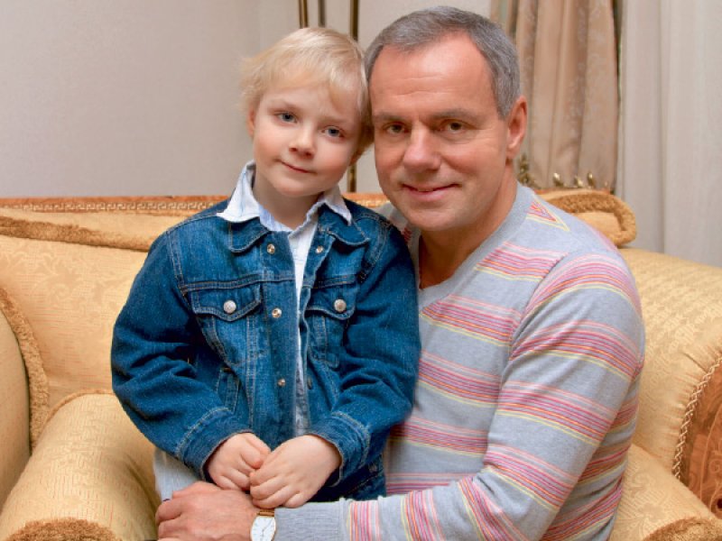 Александр Мохов с сыном
