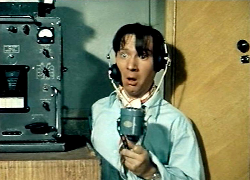 Алексей в комедии "Полосатый рейс" (1961)