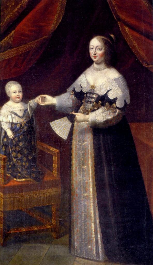 Анна Австрийская с сыном