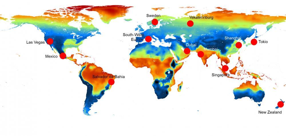 климатическая карта мира