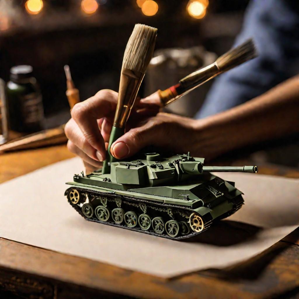 Детализация модели танка