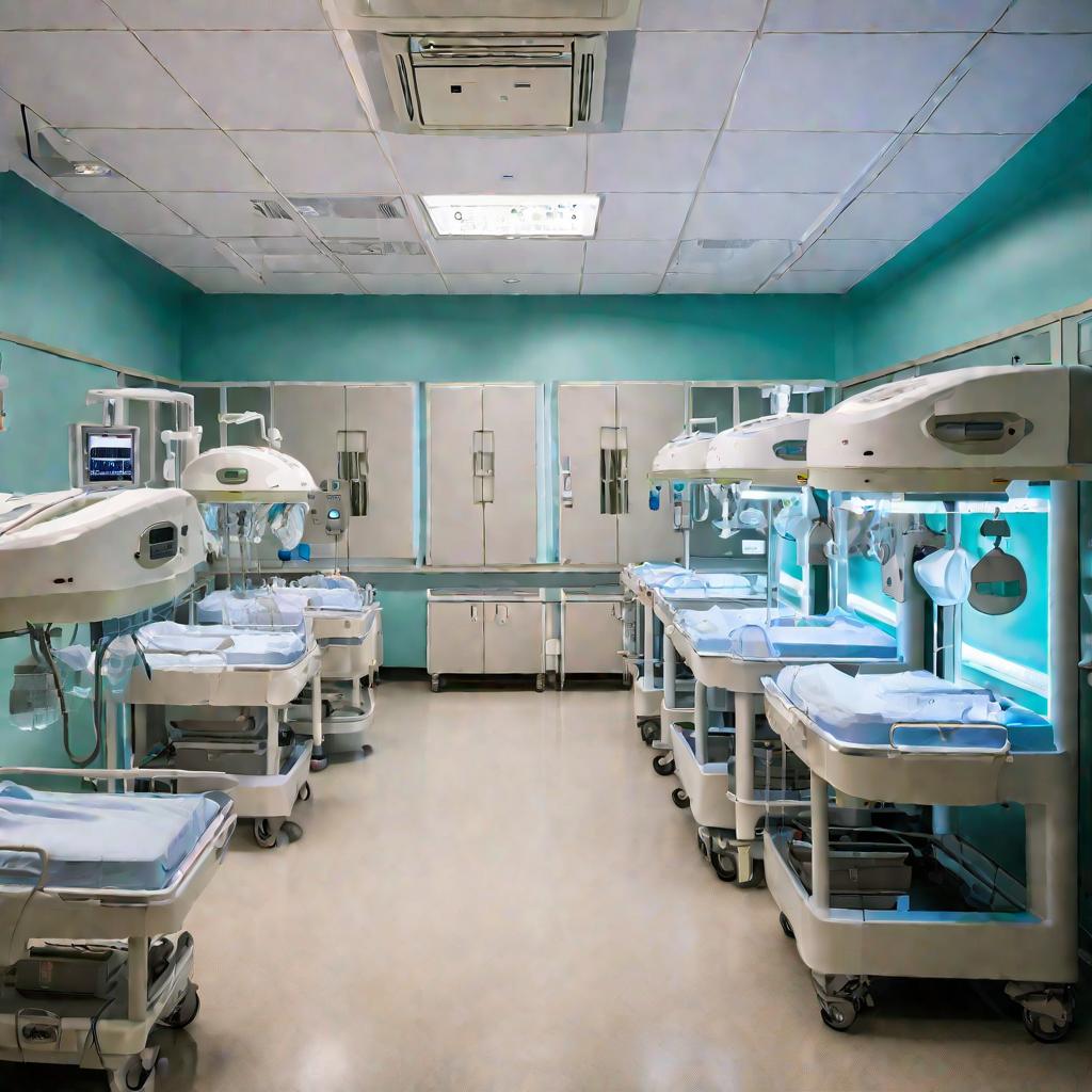 Отделение реанимации для недоношенных новорожденных в перинатальном центре