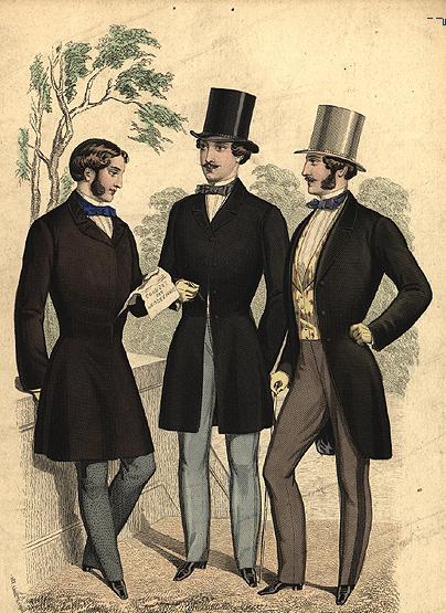 мужская мода 19 века