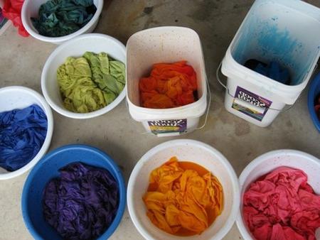 Как покрасить ткань