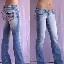 джинсы с заниженной талией