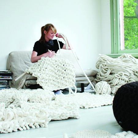 вязание японских ковриков