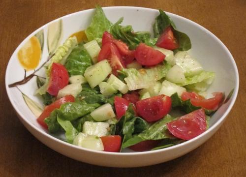 Салат помидоры огурцы рецепт