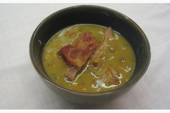 суп с мясом свинины