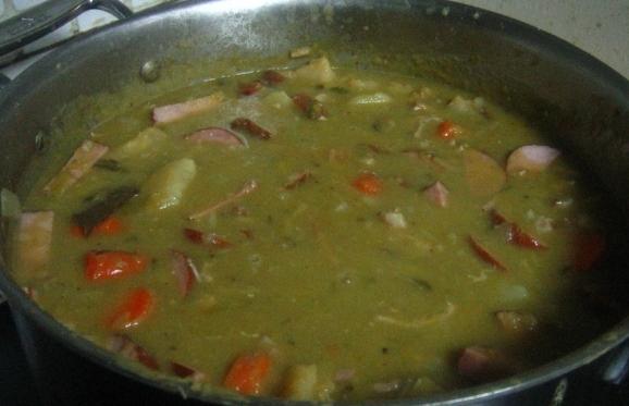 рецепт горохового супа со свининой