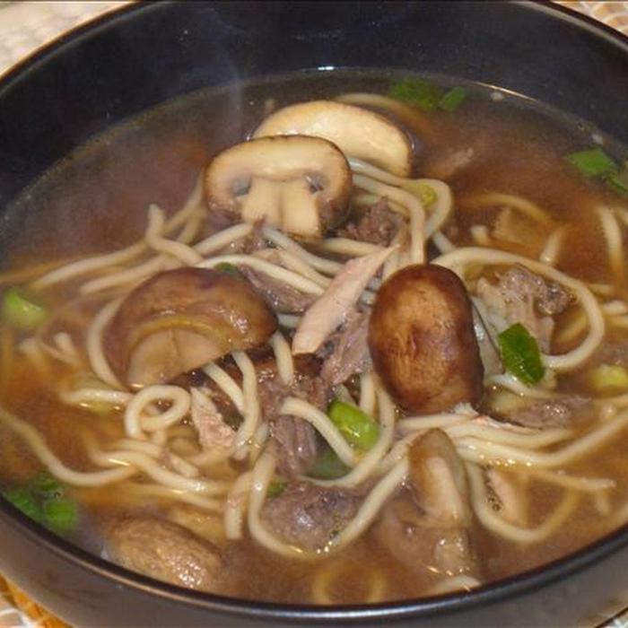утиный суп с грибами