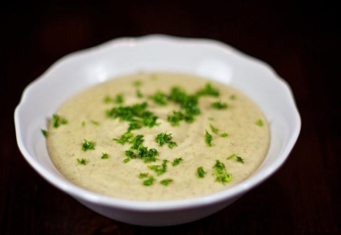 кабачковый суп пюре