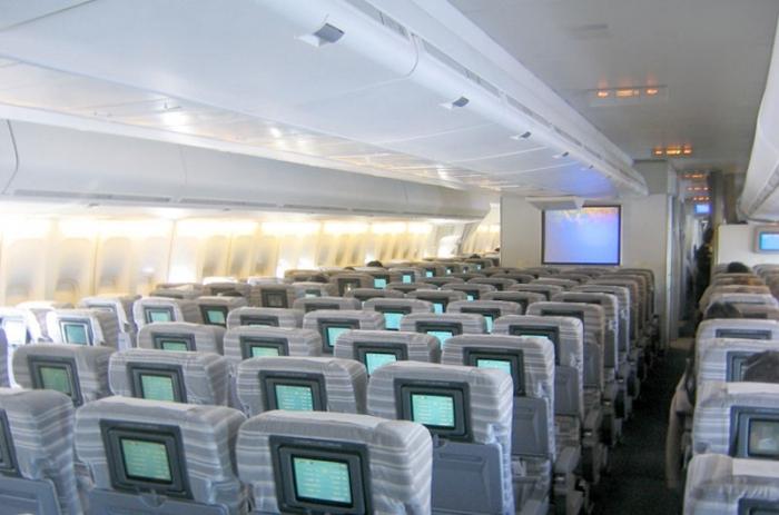 Боинг 747 фото салона