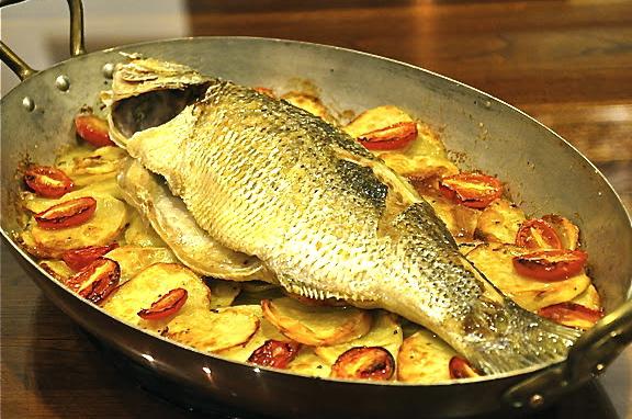 рыба с картошкой в духовке