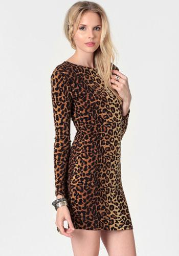 леопардовое платье фото