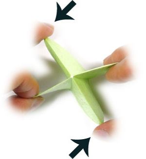 оригами журавлик