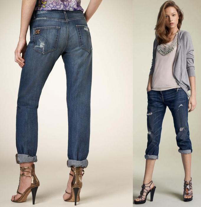 джинсы бойфренды с чем носить 