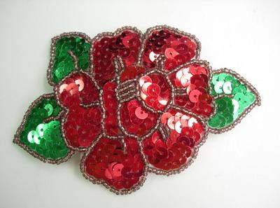 плетение розы из бисера 