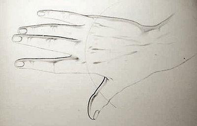  как рисовать руки человека