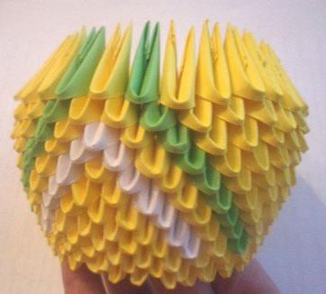 оригами павлин