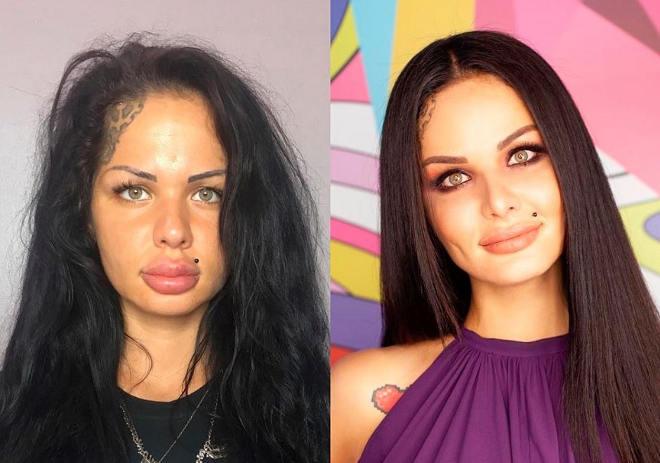 Самые большие губы в мире Кристина Рэй