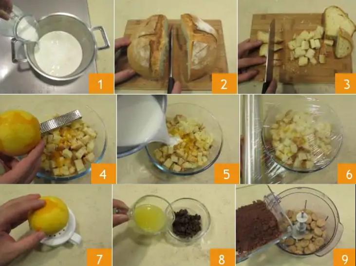 Пирог из батона рецепты. 1286932. Пирог из батона рецепты фото. Пирог из батона рецепты-1286932. картинка Пирог из батона рецепты. картинка 1286932. Не знаете, что делать с черствым хлебом? Попробуйте приготовить из него пирог, который носит название «Крестьянский». Сам по себе этот десерт родом из Ломбардии. Рецептов его приготовления немало. Для такого десерта понадобятся простые ингредиенты. Сегодня я поделюсь с вами шоколадной версией сладкого пирога из сухарей. Помимо хлеба понадобится также миндальное печенье, но вы можете заменить его любым другим.