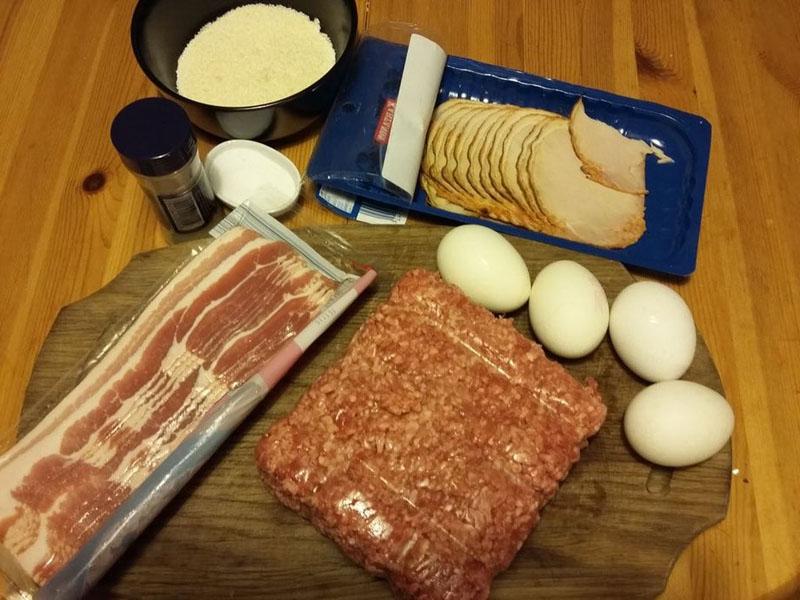 мясной рулет с яйцом в беконе. Смотреть фото мясной рулет с яйцом в беконе. Смотреть картинку мясной рулет с яйцом в беконе. Картинка про мясной рулет с яйцом в беконе. Фото мясной рулет с яйцом в беконе
