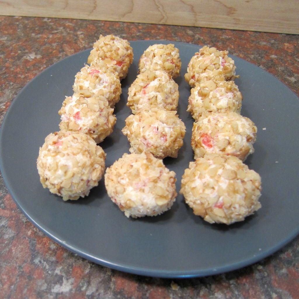 Сырные шарики с креветками