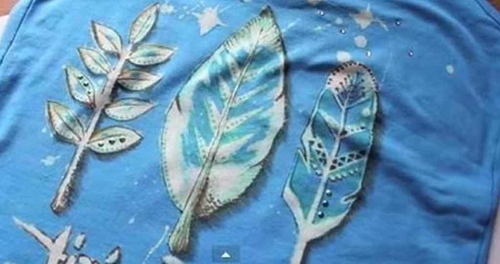 Каким лучше отбеливателем рисовать на одежде