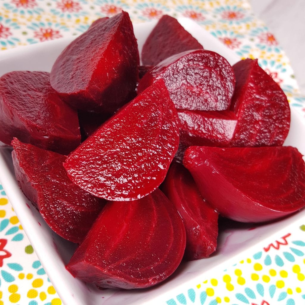 Свекла нарезанная ломтиками