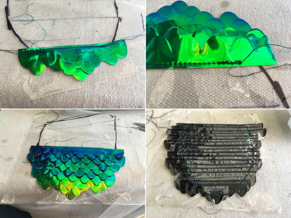 чешуя из фоамирана. чешуя из фоамирана. чешуя из фоамирана. металлические чешуйки. чешуйчатые наплечники.