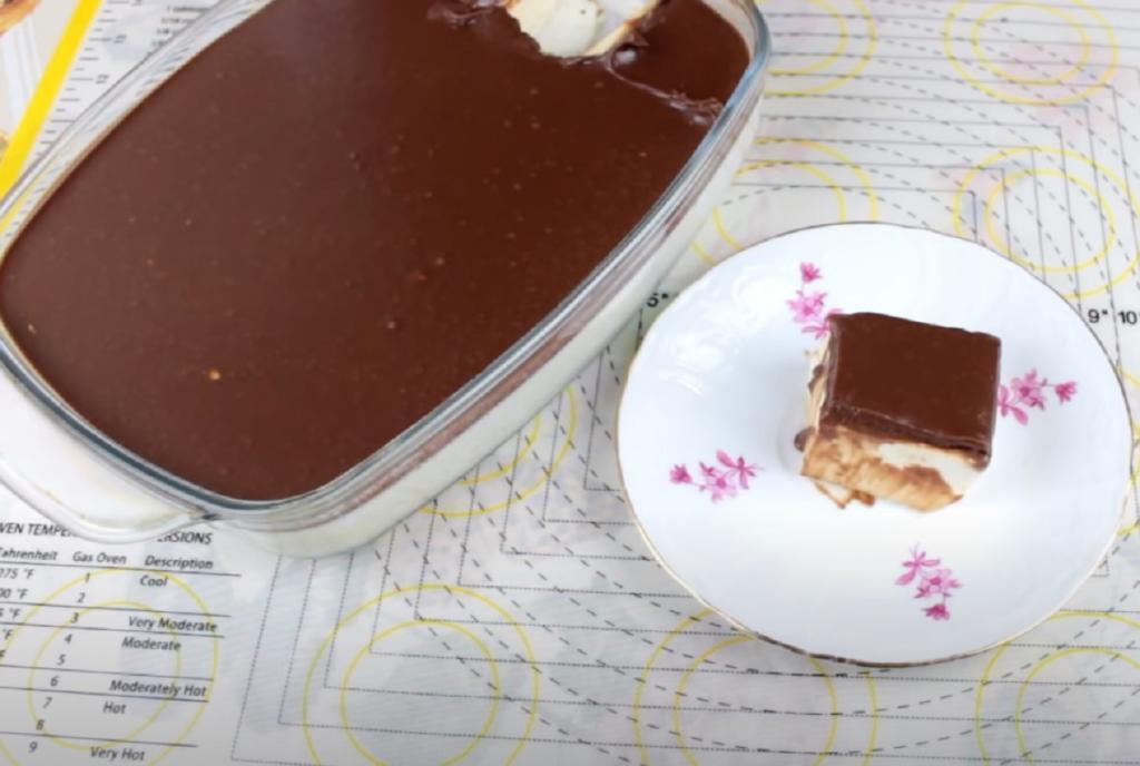 Злаковый десерт с молочным шоколадом