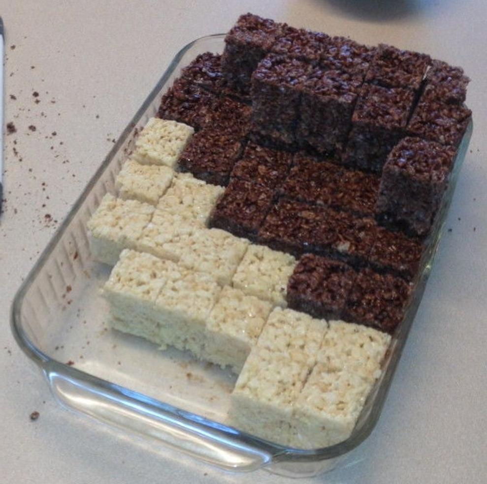 Десерт с воздушным рисом