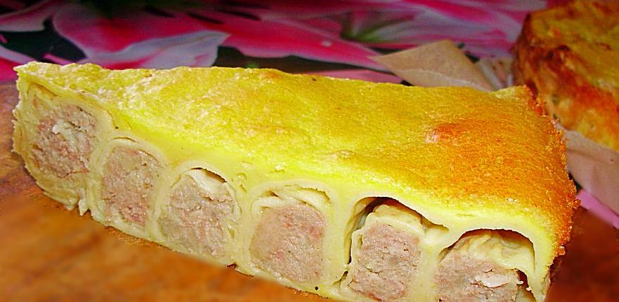 Блинные улитки с начинкой