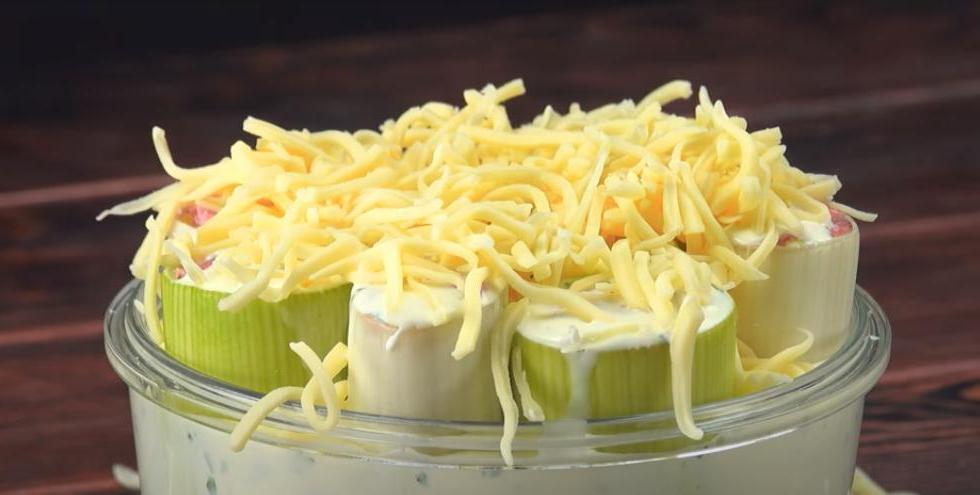Каннеллони лук порей