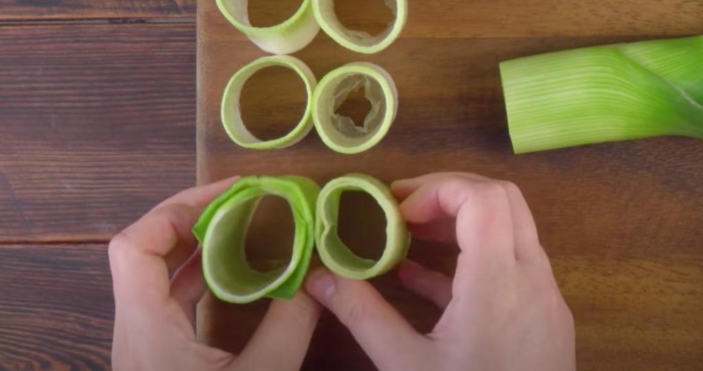 Каннеллони лук порей