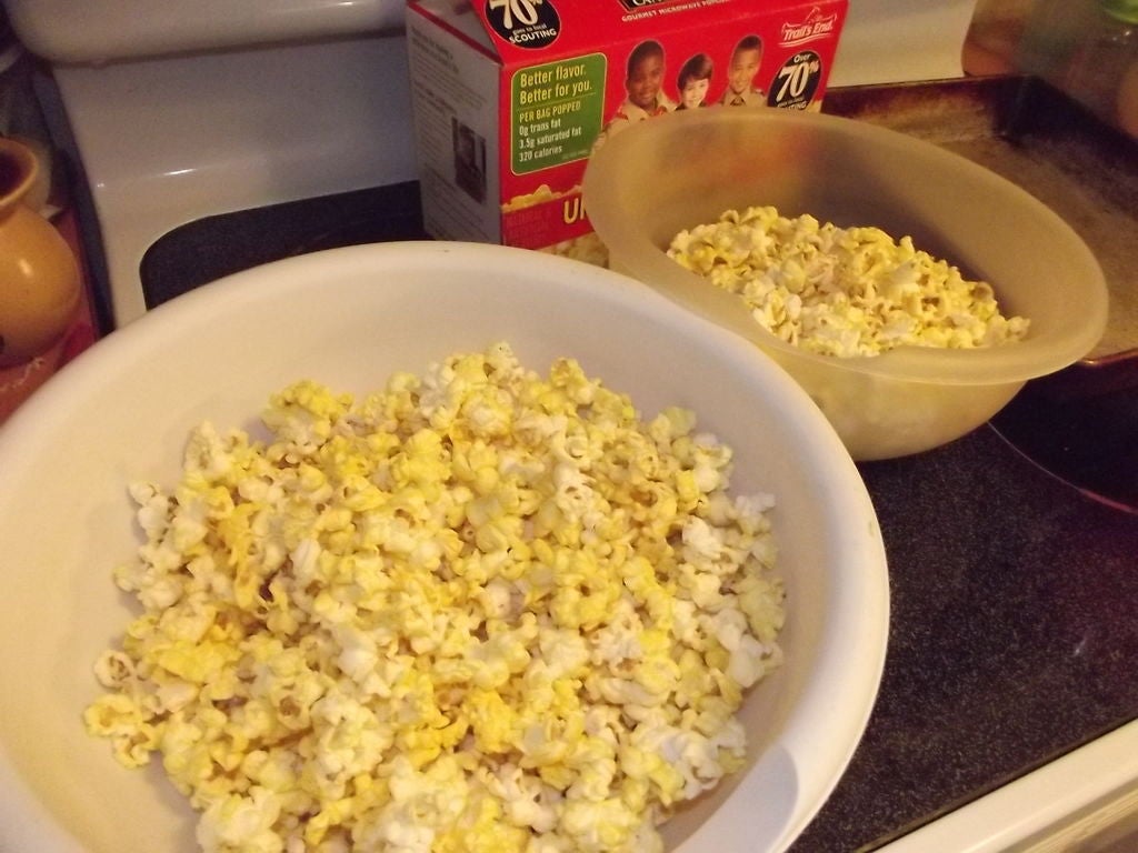 Салат из попкорна