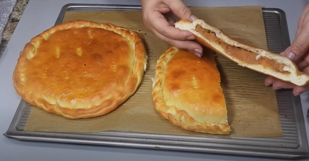 Пирожки с яблоками на сковороде