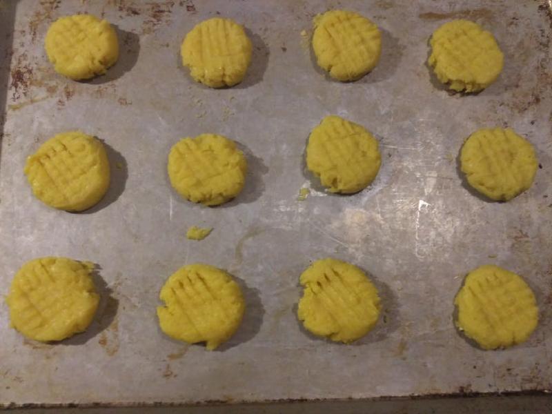 Печенье лимонные полоски