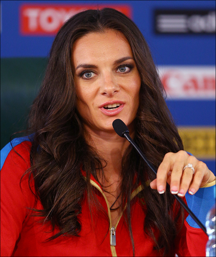 Спортсменка Елена Исинбаева