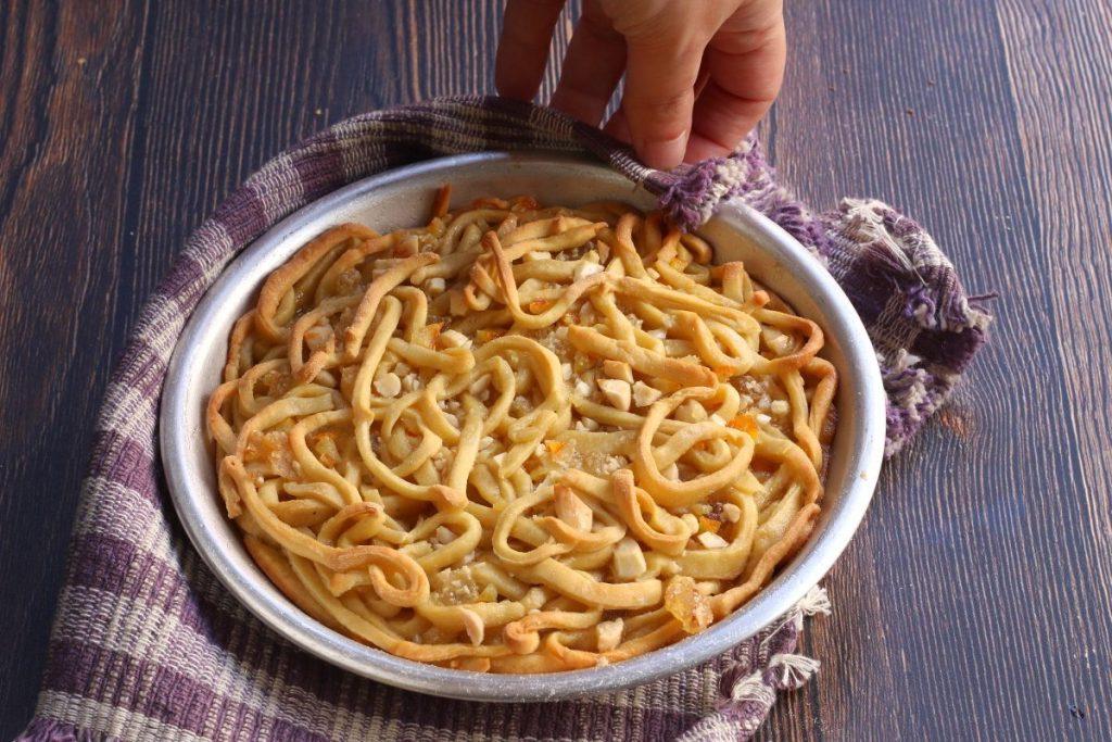 Торт из лапши