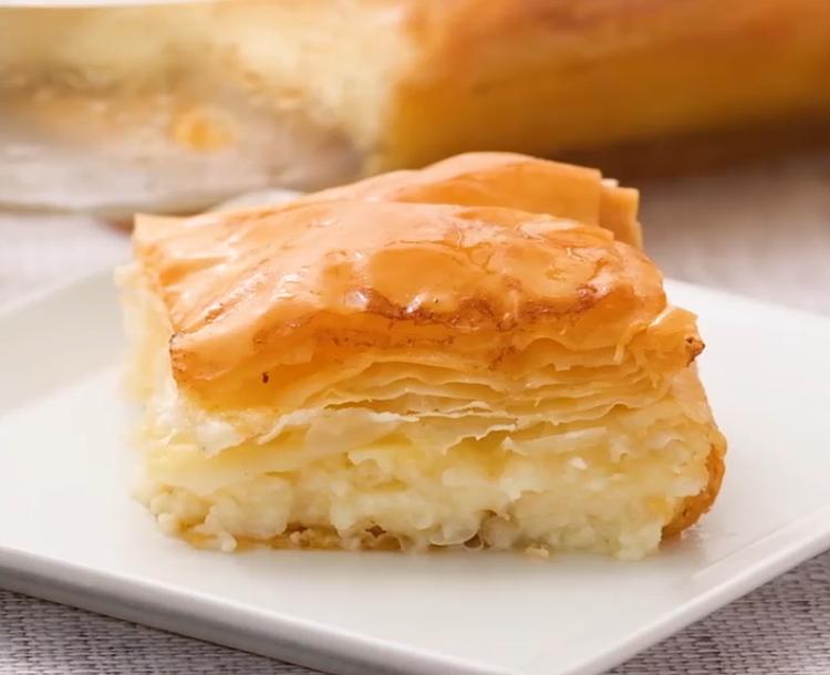 Пирог из теста фило