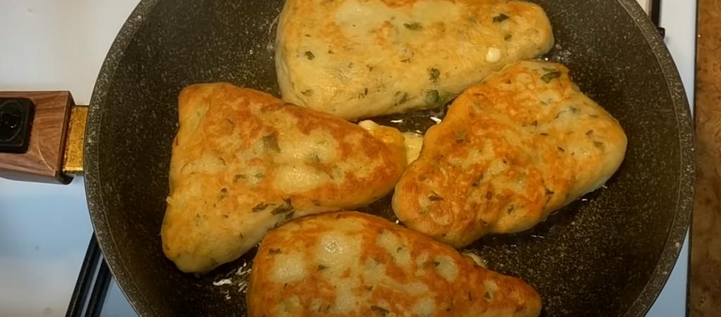 Ленивые пирожки с картошкой