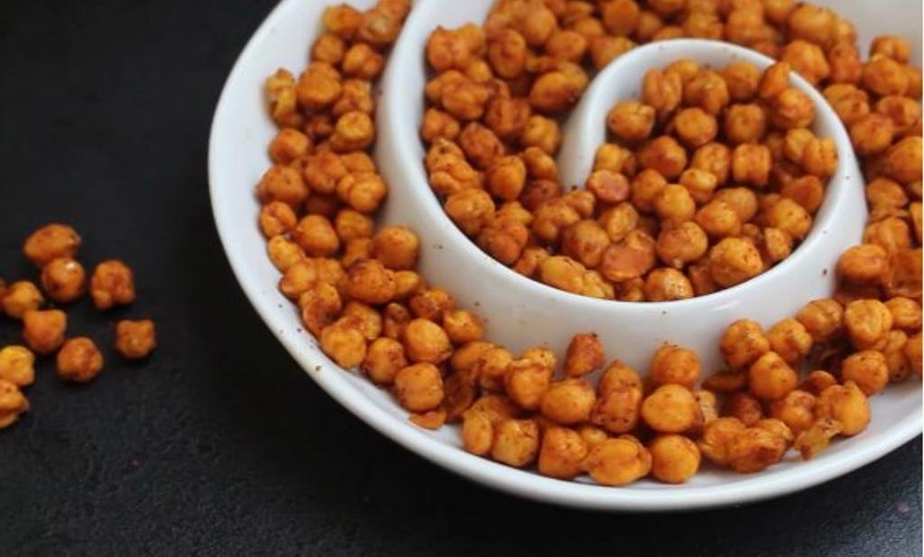 печеный нут. нут в специях в духовке. хрустящий нут в специях. запеченный нут. хрустящий запеченный нут в медовой корочке.