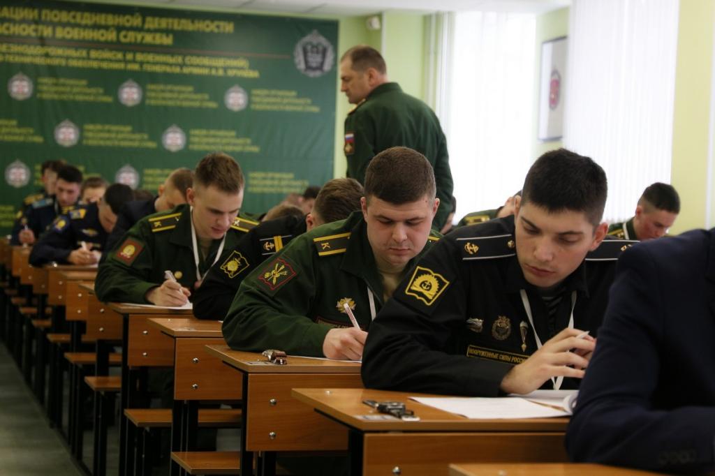 Курсанты военного института
